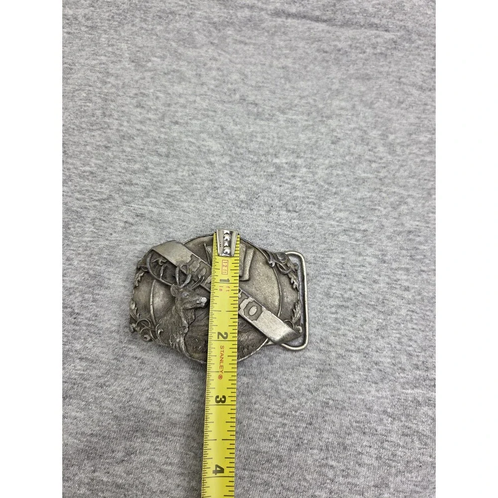 1985 Siskiyou Idaho Elk Bull Wildlife Hunting Belt Buckle